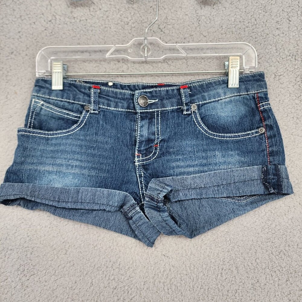 VIGOSS Women's/Juniors Jean Denim Shorts Medium Wash Size 14